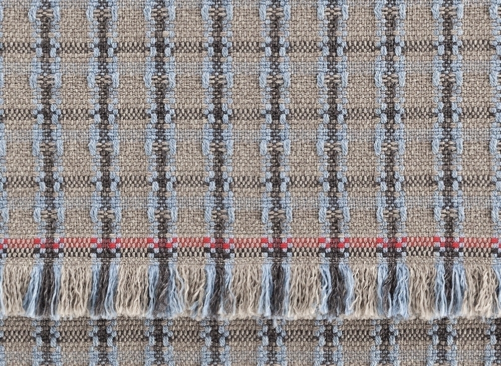 070764 Матрац GL Checks blue маленький GAN Garden Layers