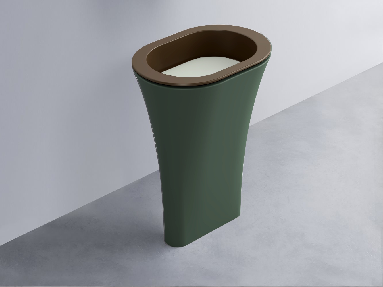 AMLA65-CA+AMPILO-PM+AMCOLO-MU Раковина Amedeo Ovale отдельностоящая cielo Enjoy + Amedeo Ceramica Cielo