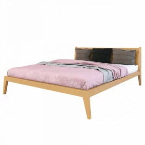 Кровать двуспальная 160x200 светло-коричневая Fly BRAGIN DESIGN ДИЗАЙНЕРСКИЕ 256386 Бежевый