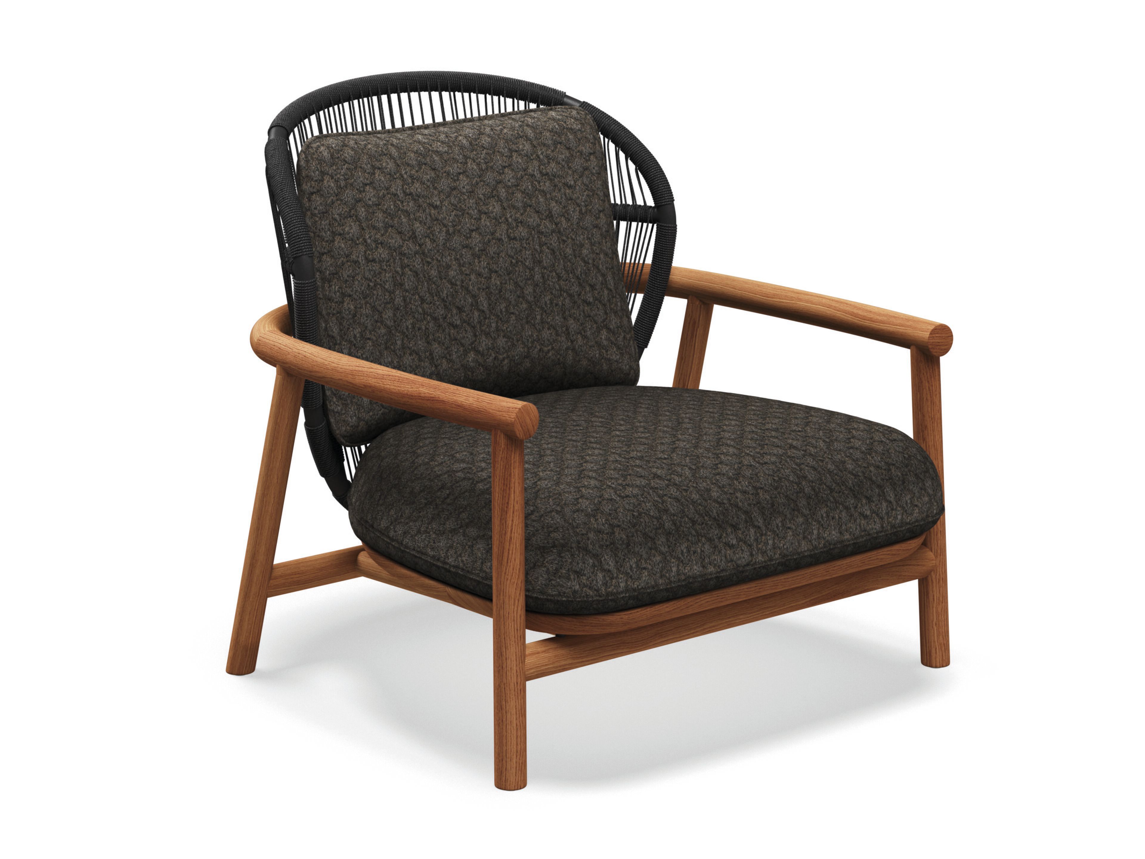 Тканевое садовое кресло с подлокотниками Gloster папоротник ARCH-00126319 - Вид №1