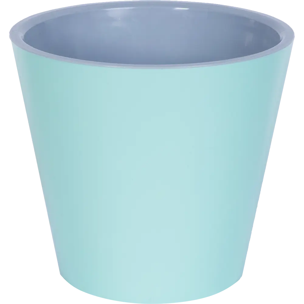 Горшок цветочный Ingreen Фиджи ø20 h18.3 см v4 л пластик бирюзовый STLM-2170919