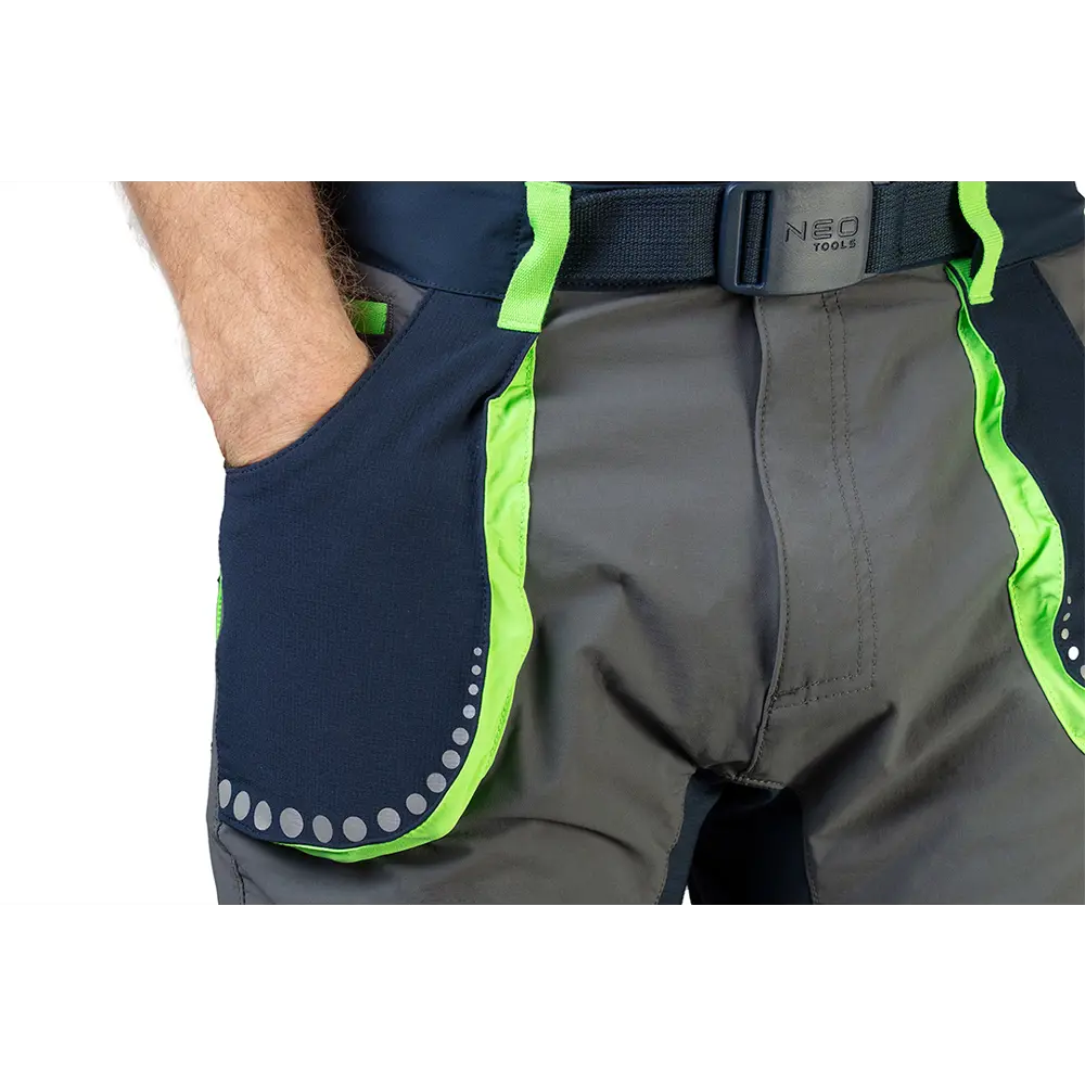 Брюки рабочие Neo Tools Premium серые/темно-синие/зеленые размер L рост 181-184 STLM-2195859 - Вид №5