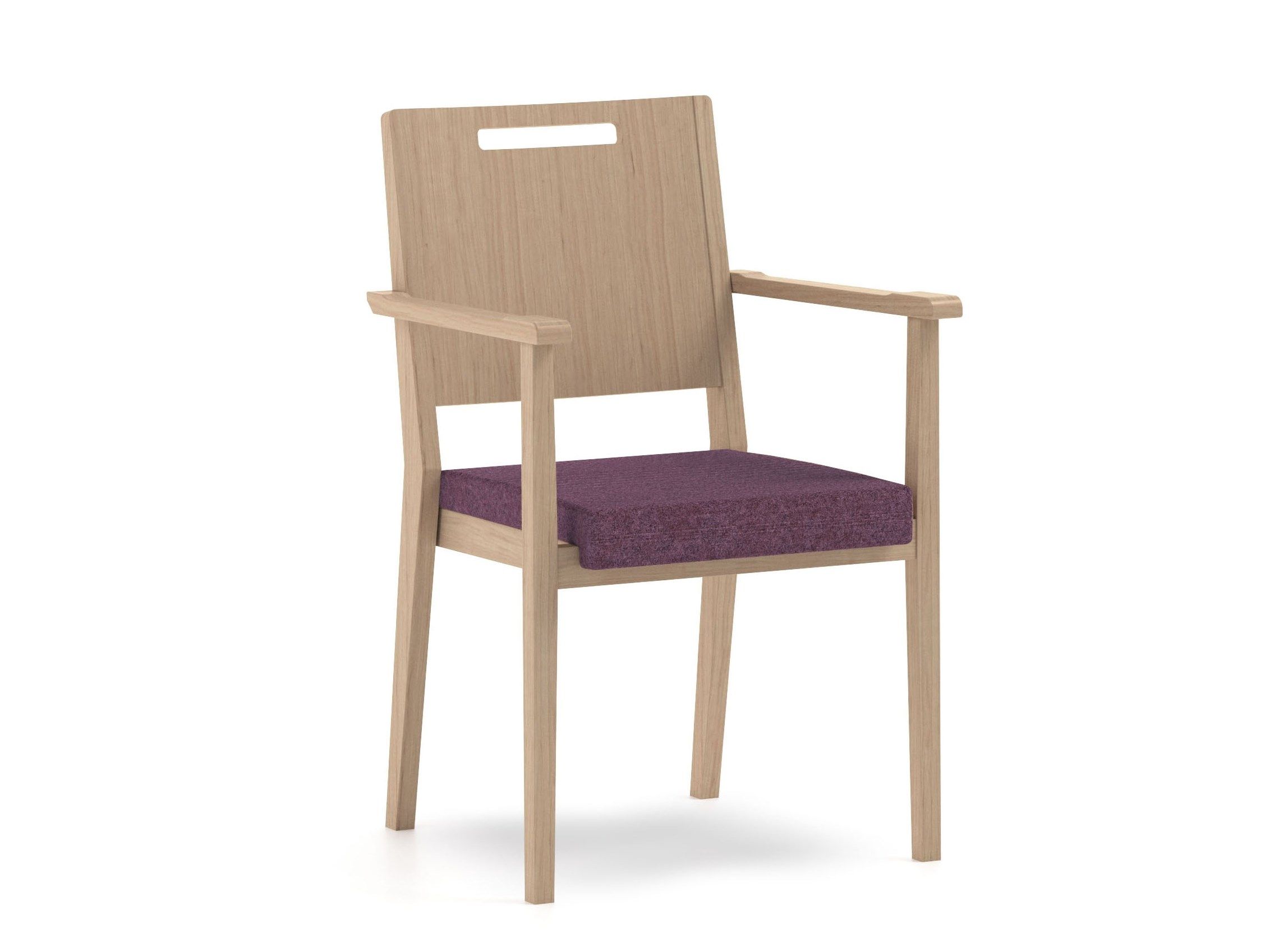 Штабелируемый тканевый стул с подлокотниками PIAVAL SWING-Health &amp ARCH-00104606 - Вид №1