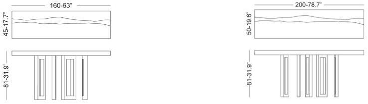 Il Pezzo Mancante Консольный стол из массива дерева Il pezzo 6 sun-id-1377946 - Вид №2