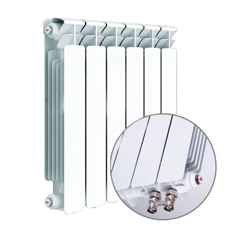 Радиатор биметаллический Rifar Base 350/90 14 секций RB35014 - Вид №4