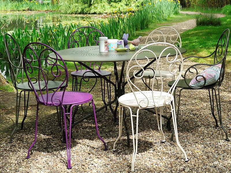 Fermob Стул садовый штабелируемый с подлокотниками Montmartre sun-id-1362873 - Вид №4