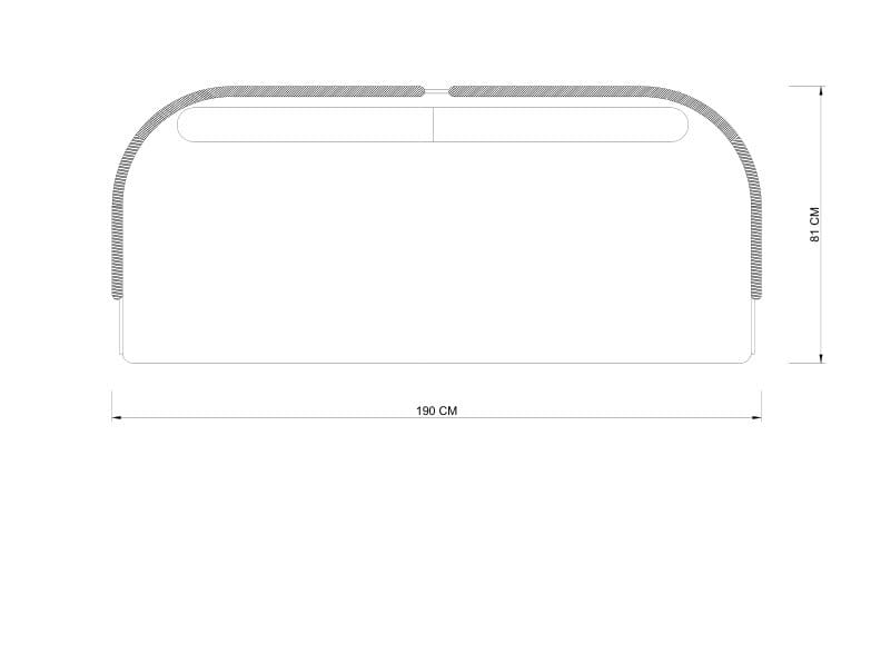 2-местный садовый диван SNOC Pigalle ARCH-00085926 - Вид №8