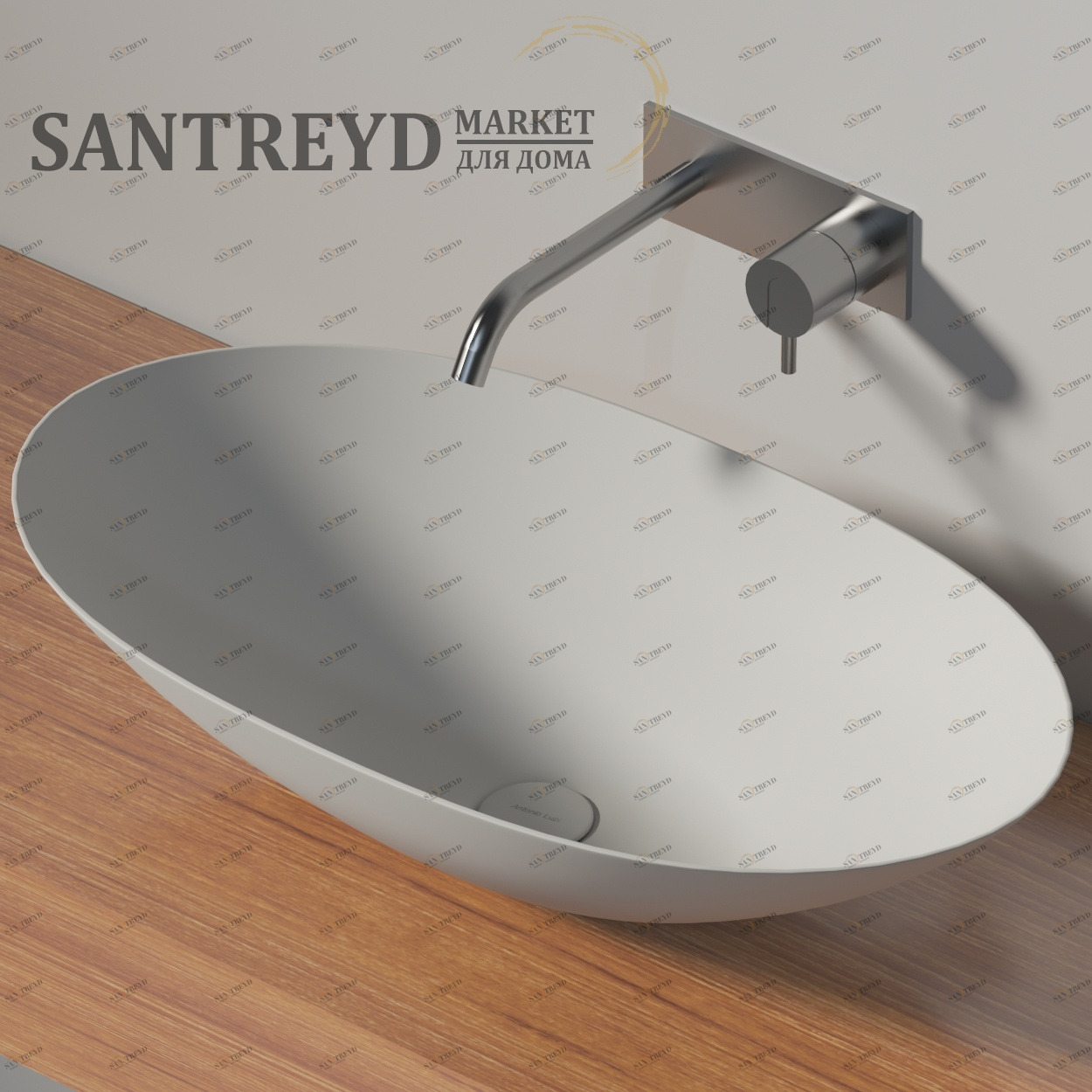 VELO63SERENA Накладная раковина на столешницу  овальная Antoniolupi 