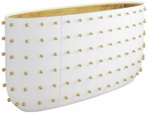 Scarlet Splendour Буфет из лакированной фанеры с распашными дверцами Oasis O2