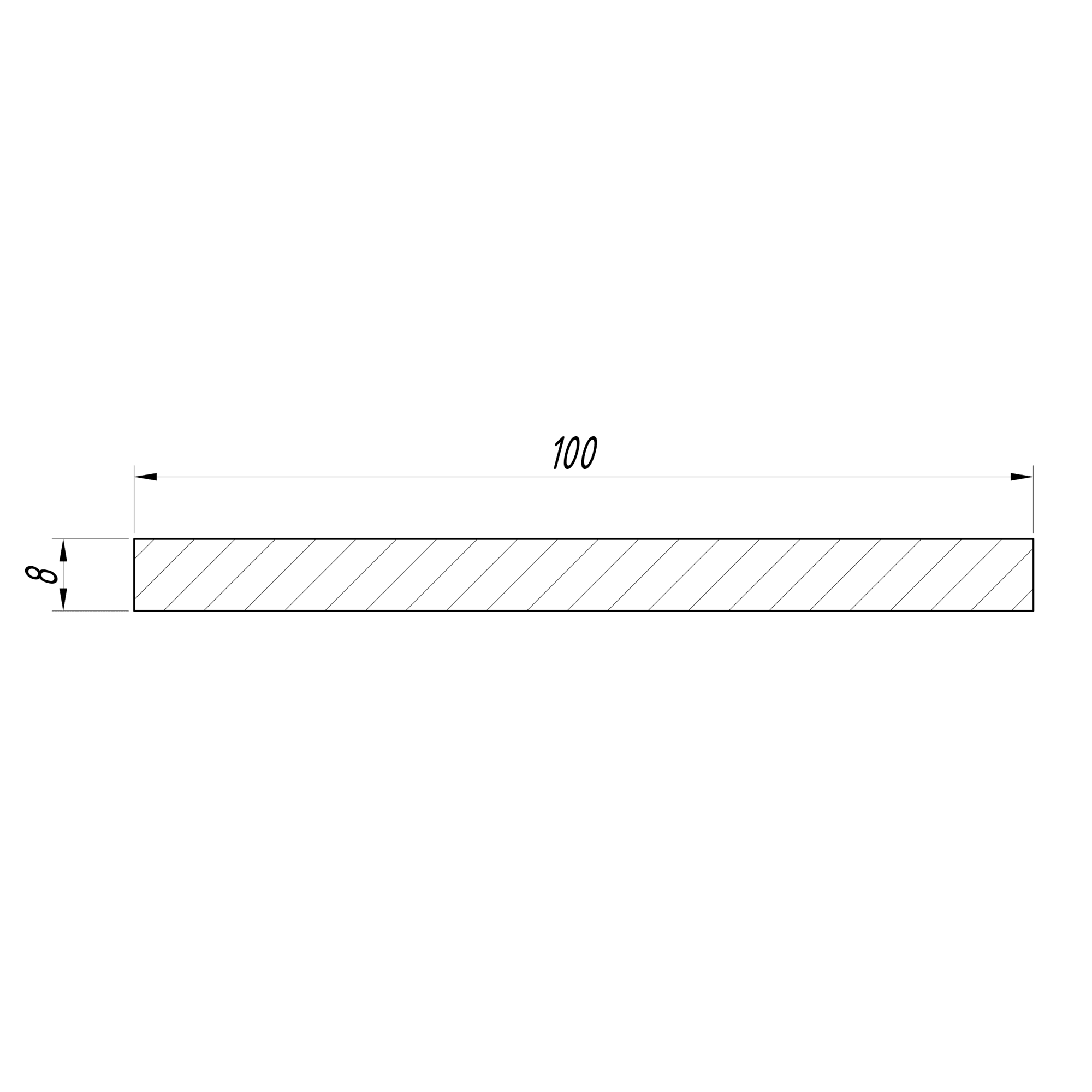 82475220 Добор Verda 2070x100х8 мм ламинация цвет дуб кремовый Santreyd  - Вид №2