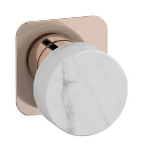 Внешние части встроенного смесителя на 1 потребителя WE ARE IB mr300rs_1 Rose Gold Marmo
