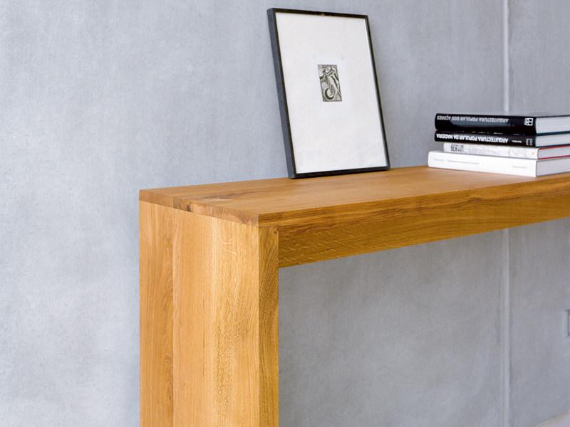 e15 Прямоугольная деревянная консоль  Sb01  - Вид №1