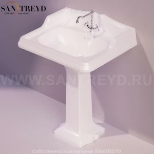 AR824BIANCO Подвесная раковина настенная прямоугольная Simas Arcade белая