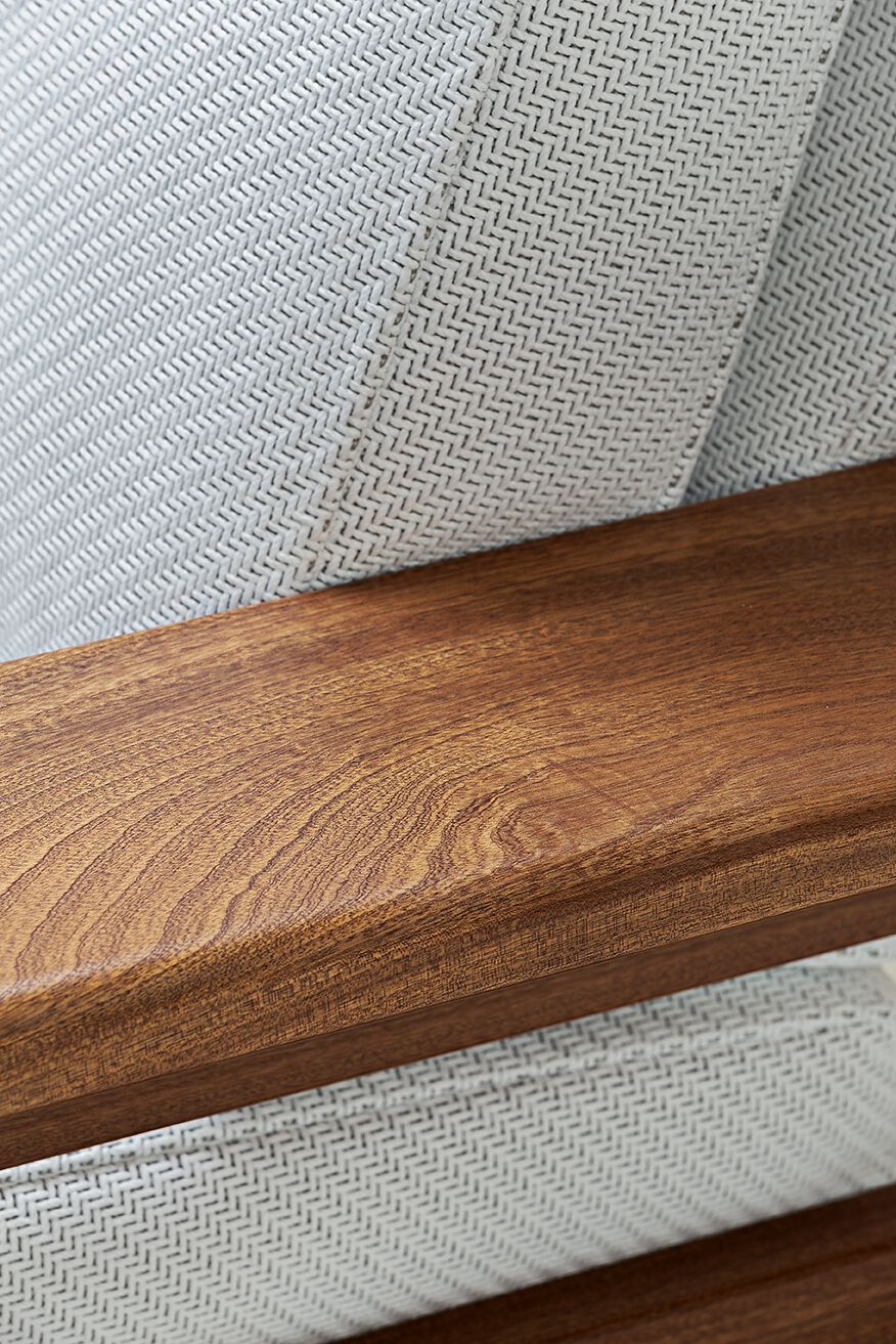 3-местный диван из красного дерева и ткани Exteta Bellagio ARCH-00110556 - Вид №1