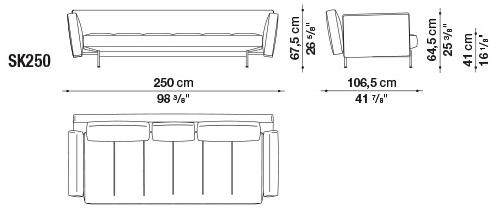 B&B Italia Модульный тканевый диван Saké sun-id-1382720 - Вид №25