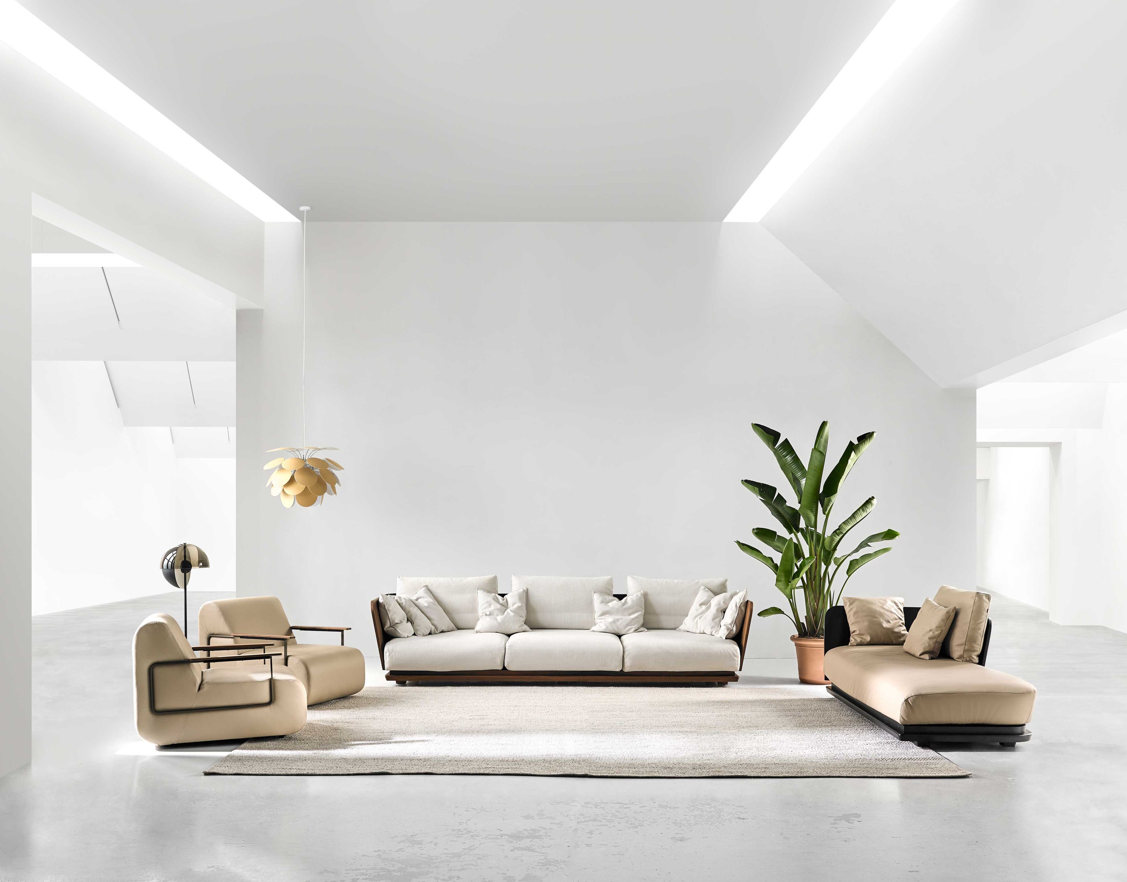 3-местный тканевый диван Punt Amor Cortese ARCH-00031696 - Вид №5