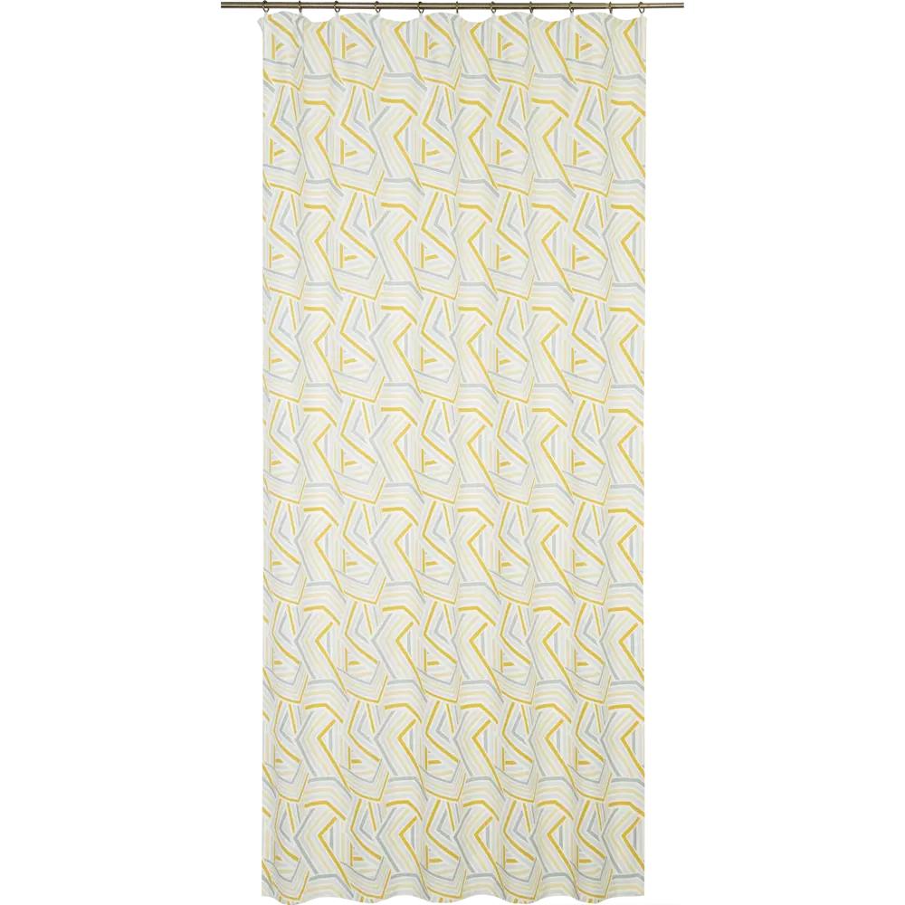 Штора на ленте Авангард 160x280 см цвет жёлтый GARDEN STLM-2018072