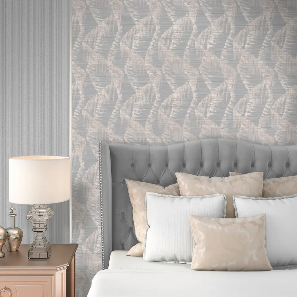 Обои флизелиновые Erismann Jacklin серые 1.06 м 60108-05 STLM-2034173 - Вид №2