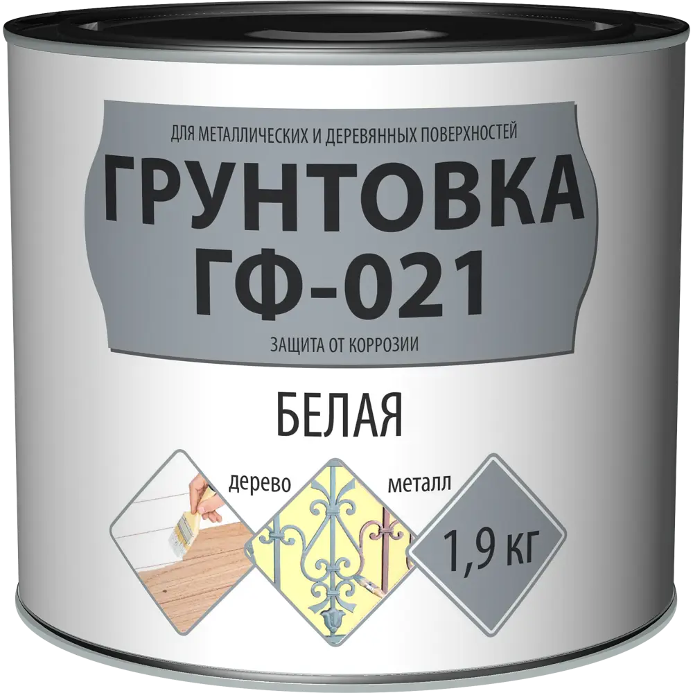Грунтовка EMPILS ГФ-021 универсальная для металла и дерева 1.9 кг 18449439 STLM-0010821 - Вид №1