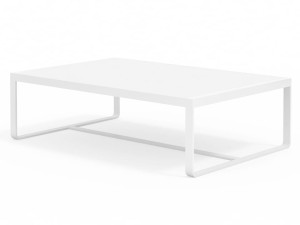 Алюминиевый низкий прямоугольный журнальный столик