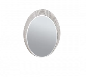 Gentry Home Адель Mirror hand carved wood frame Tiffany silver GH100737