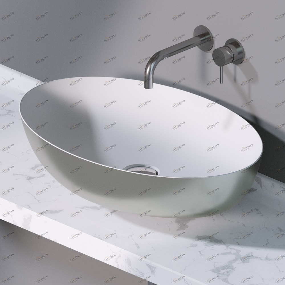 L600351 Накладная раковина на столешницу  овальная A. e T. Italia ELITE AeT ITALIA