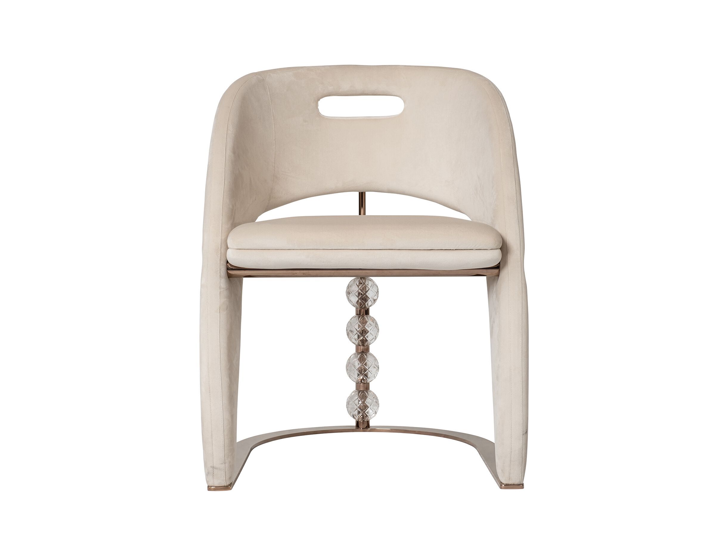 Мягкий тканевый консольный стул Zebrano Phaselis ARCH-00058099 - Вид №1