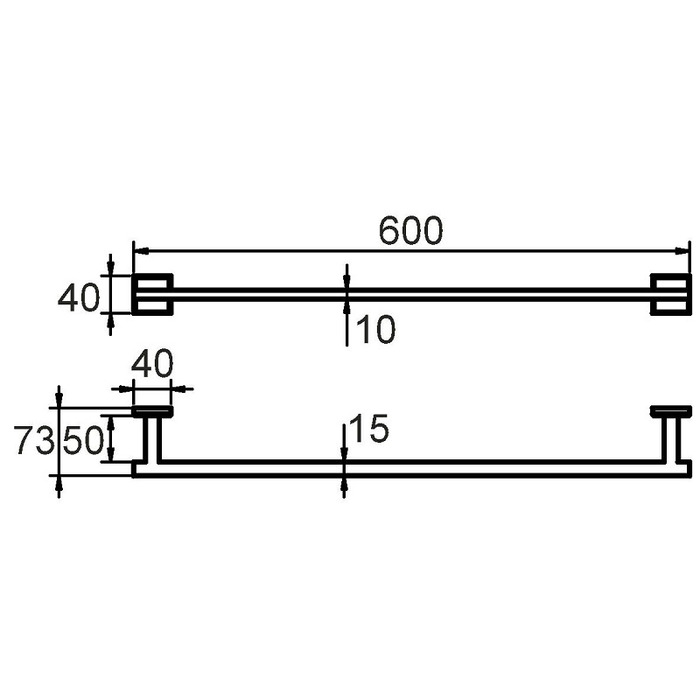 LABSM10M49 Milardo Labrador Полотенцесушитель Labrador Россия  - Вид №1