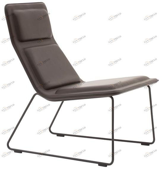 Cappellini Санное кресло из кожи Low pad sun-id-1356423