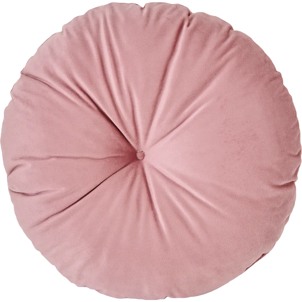 Подушка Бархат ø37 см цвет пыльная роза LINEN WAY STLM-2099832