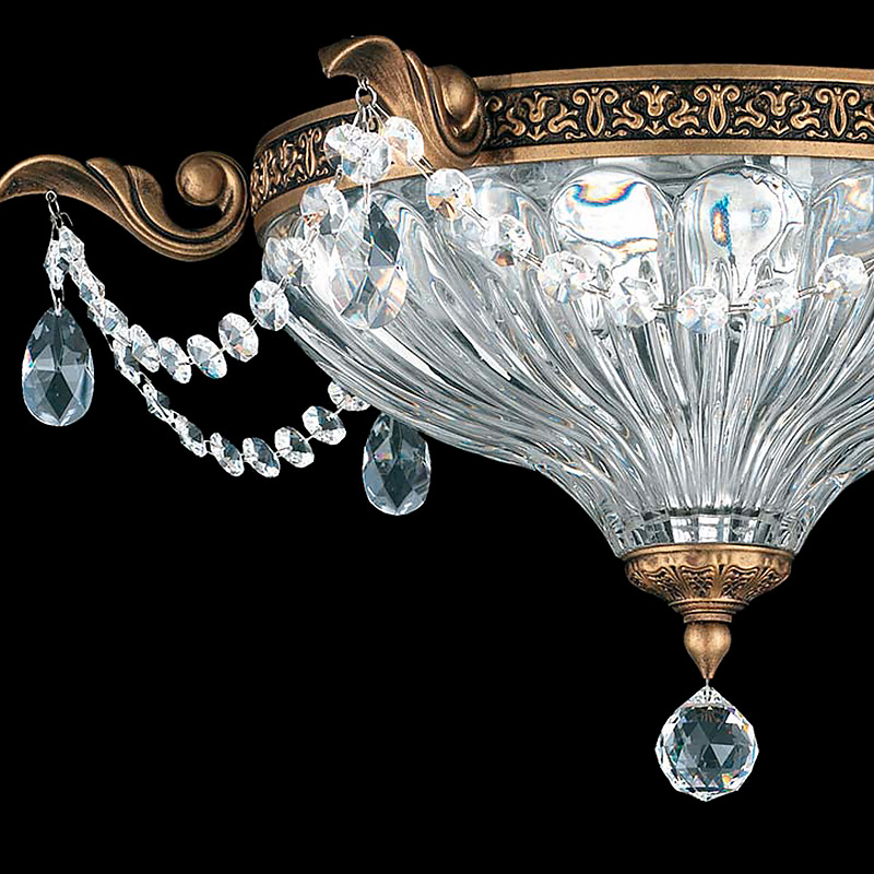 Потолочный светильник 5633-201 A от Schonbek SCHONBEK ДИЗАЙНЕРСКИЕ 244145 Золото;прозрачный  - Вид №4