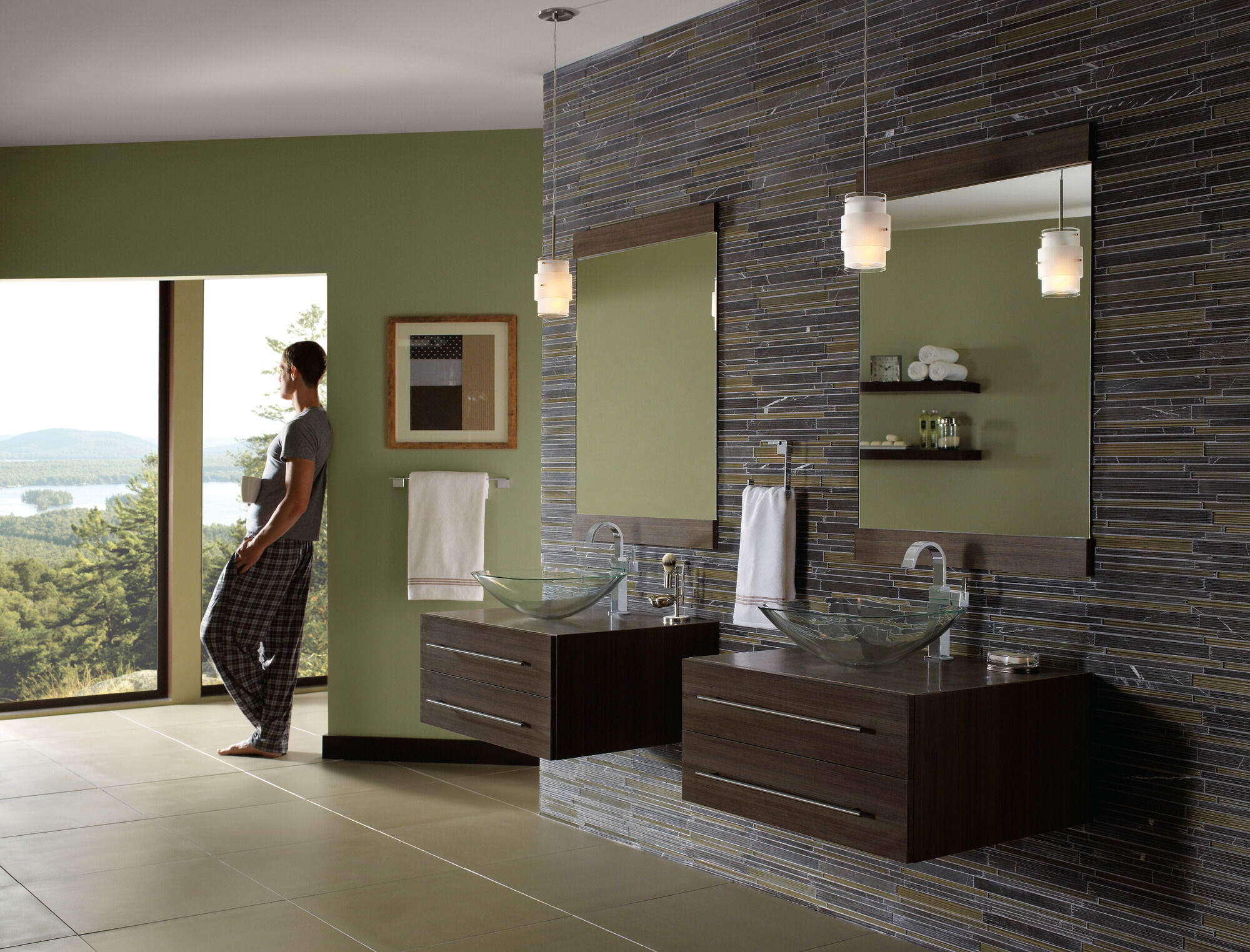 753LF Смеситель для ванной комнаты с одной ручкой Delta Faucet Vero Хром - Вид №3