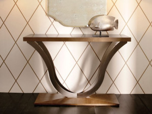 Деревянная прямоугольная консоль