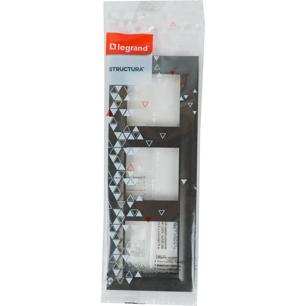 Рамка Legrand Structura на 3 поста — строгий магнезиум для безупречного интерьера 82064685 STLM-0018669 - Вид №4