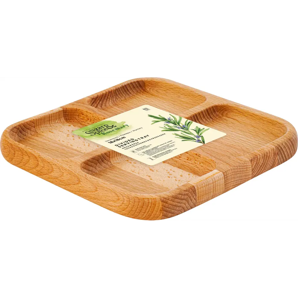 Менажница 4 секции Sugar&Spice Rosemary дерево цвет дерево Отсутствует STLM-2187127 - Вид №1