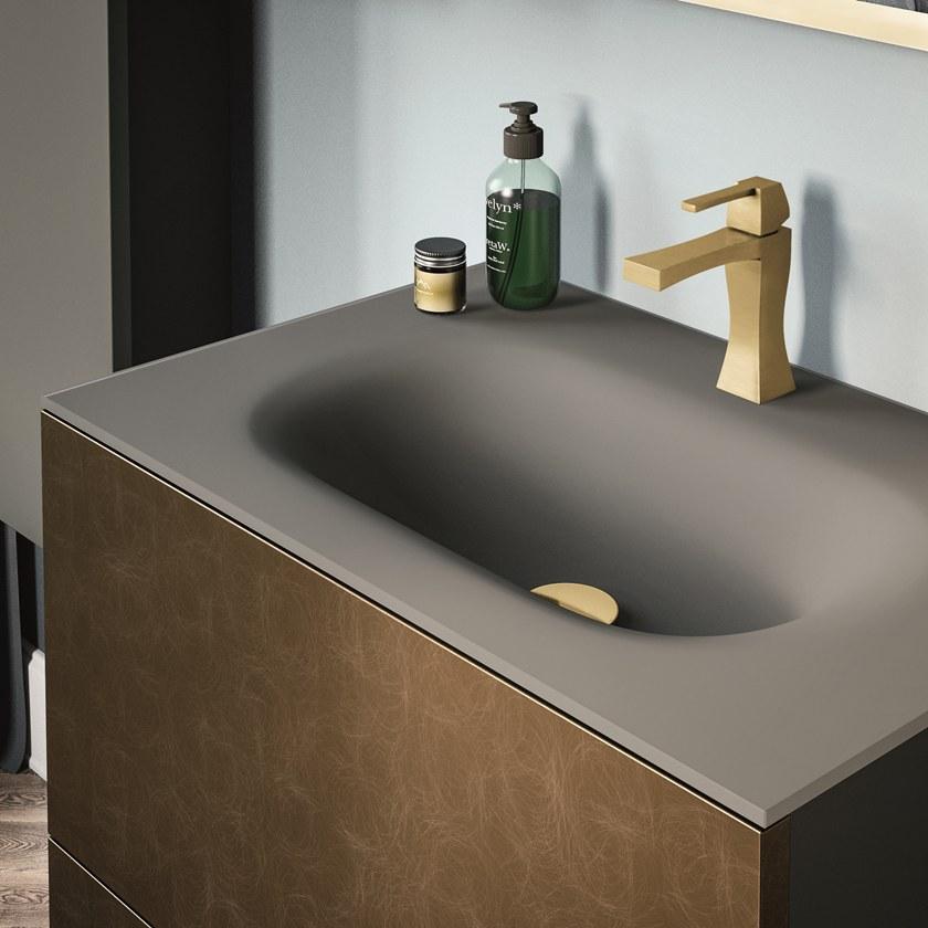 Birex Настенная тумба под умывальник с ящиками Hosoi sun-id-1481192 - Вид №2