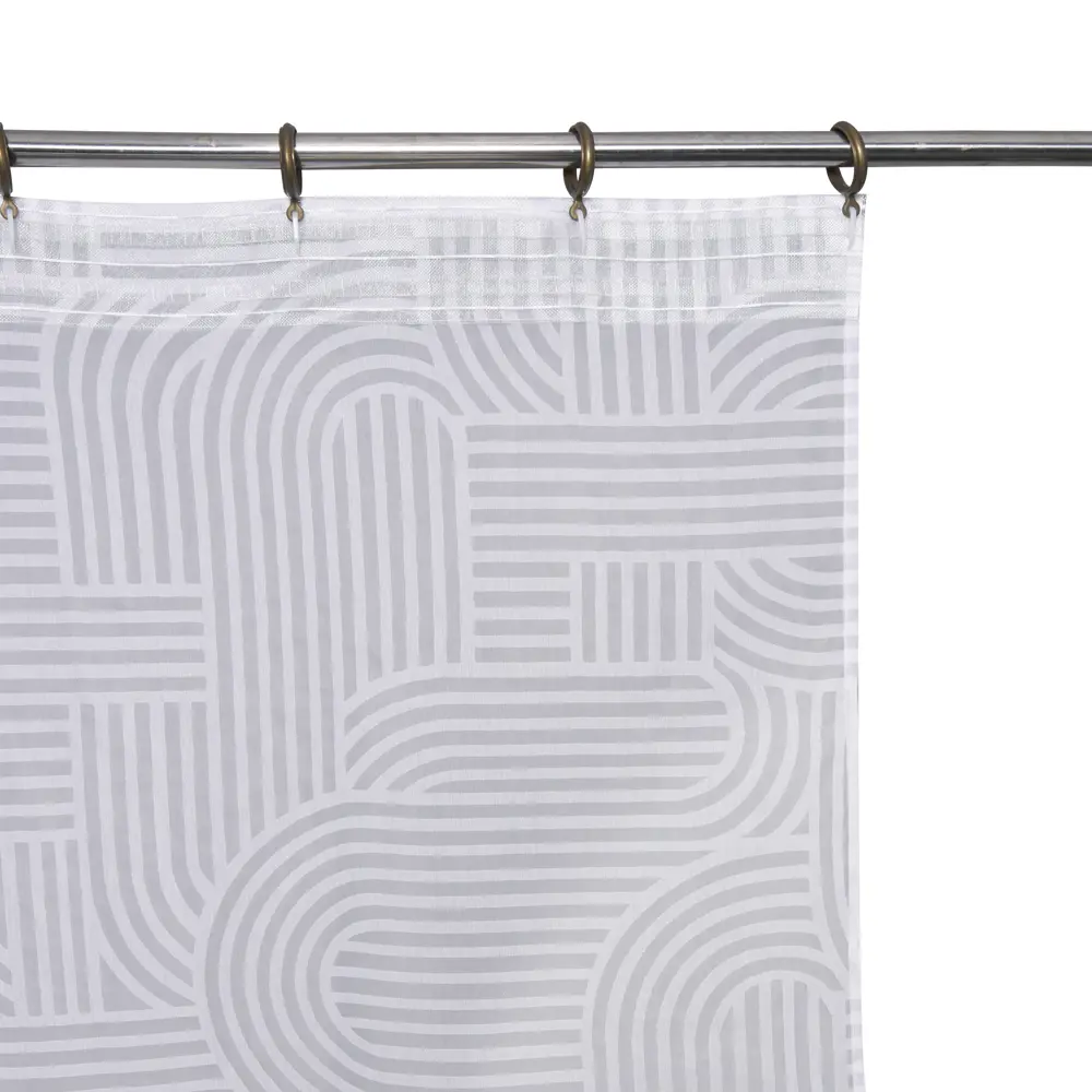 Тюль на ленте Inspire Maze 250x280 см цвет белый STLM-2004295 - Вид №4