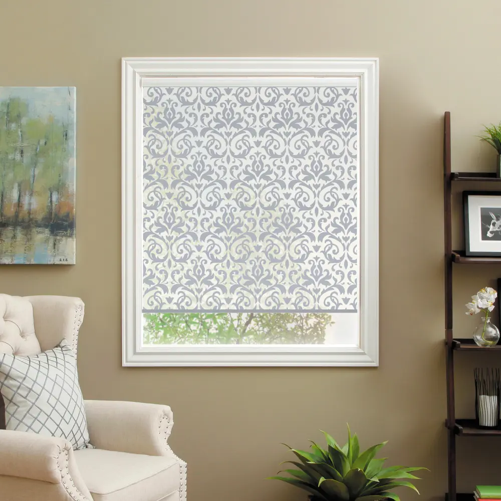 Штора рулонная «Вензель», 40х160 см, цвет серый GARDEN Нео-классика STLM-2030346 - Вид №6