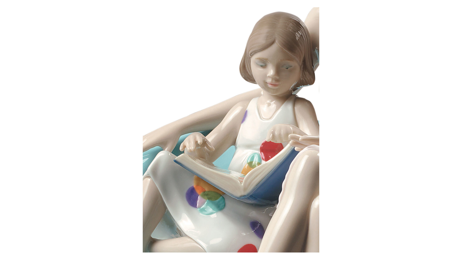 10669118 LLADRO Фигурка Lladro "Почитаем?" 21х23см Фарфор Lladró  - Вид №2