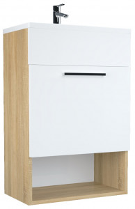 У85934 Тумба с раковиной July 50П 1д. Дуб Сонома 1 Marka JULY