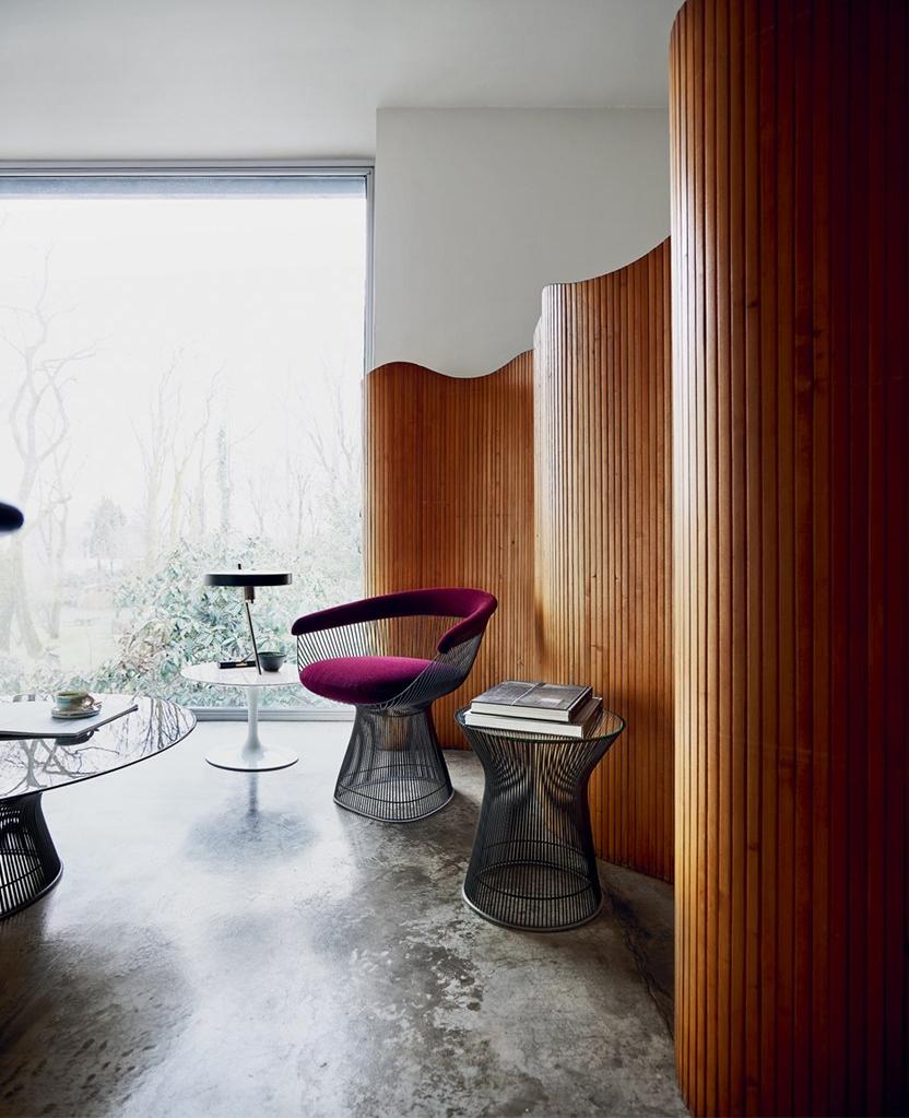 KNOLL Стул из стали с подлокотниками Platner sun-id-1419326 - Вид №8