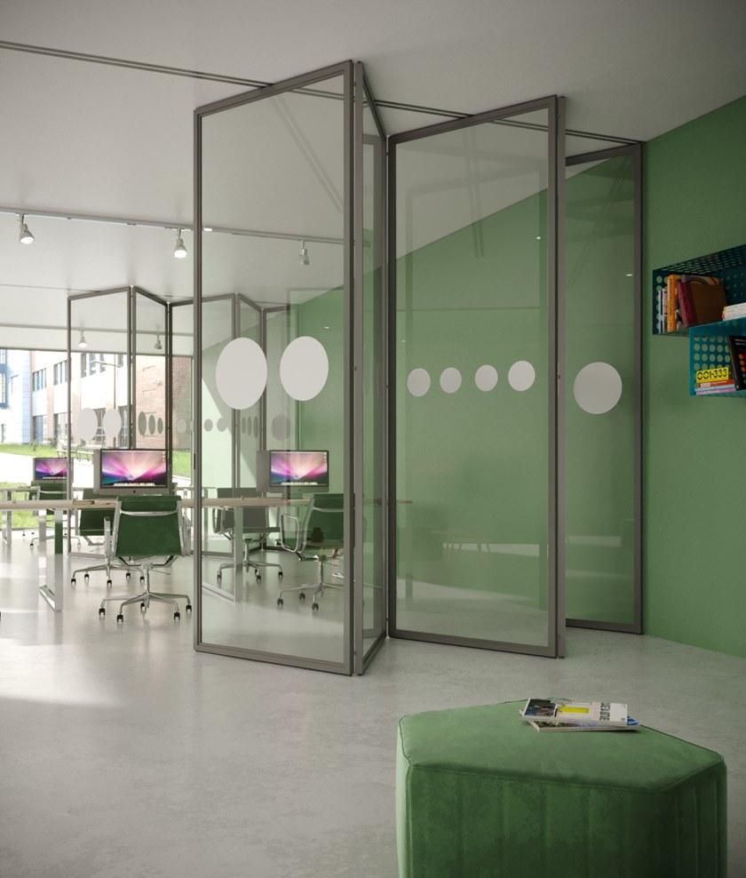 ANAUNIA Складная стенка из алюминия и стекла Freespace sun-id-1502553 - Вид №6