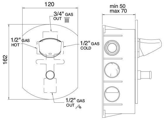 Rubinetterie Treemme Hedo'  0949  - Вид №2