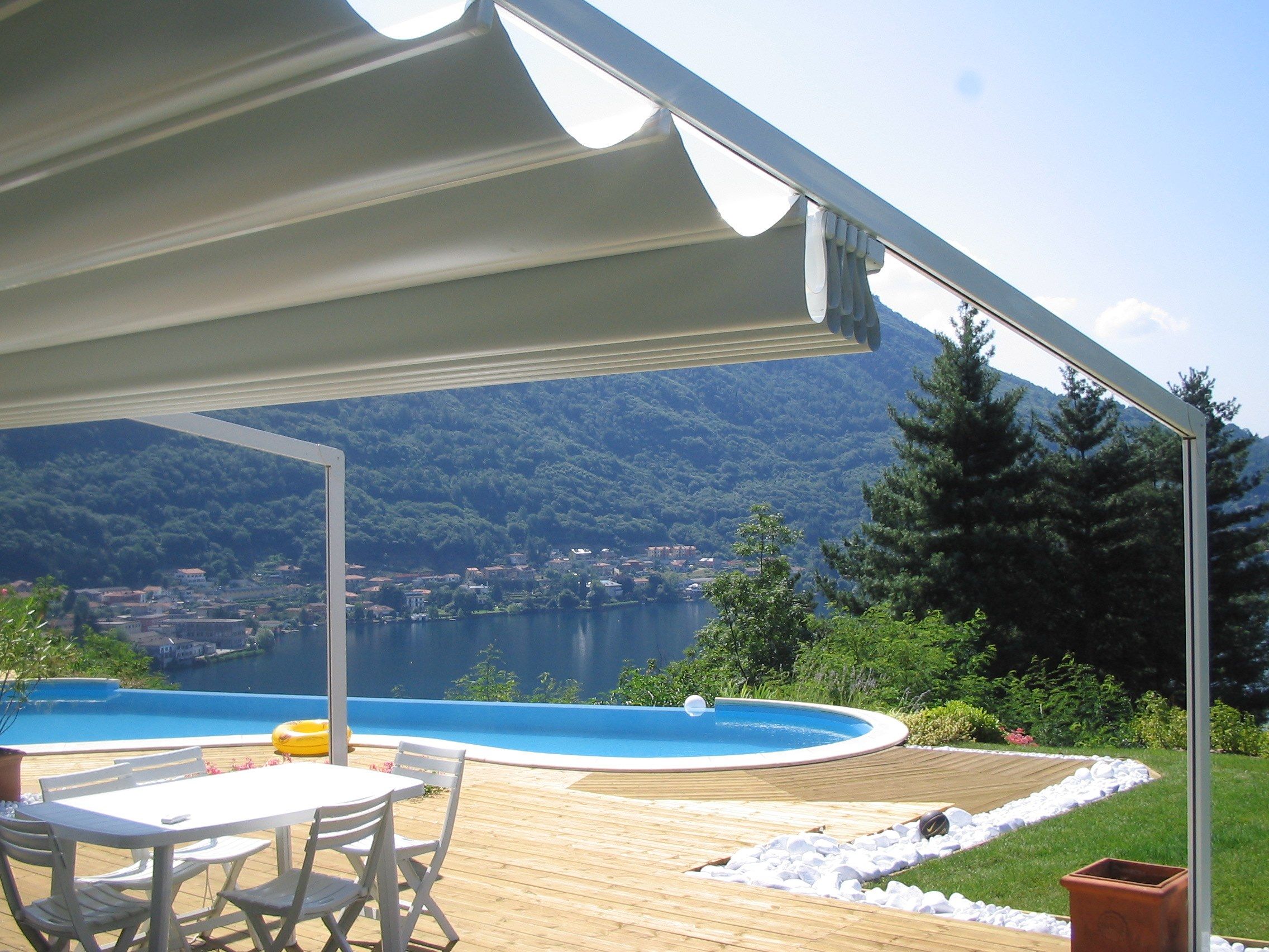 Алюминиевая беседка с раздвижной крышкой Pratic ALUTECNIC ARCH-00123755 - Вид №1