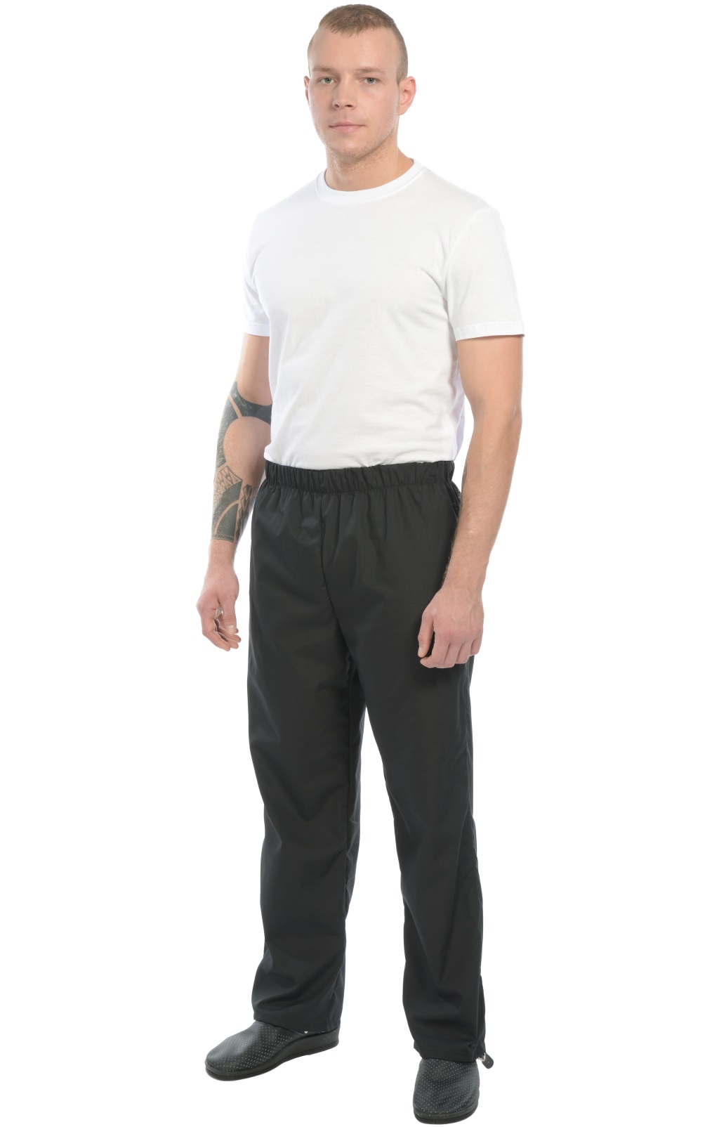 69059 Брюки "Люкс-Лайт" поварские черные  Одежда для поваров  размер 48-50/170-176 Спецодежда  - Вид №4