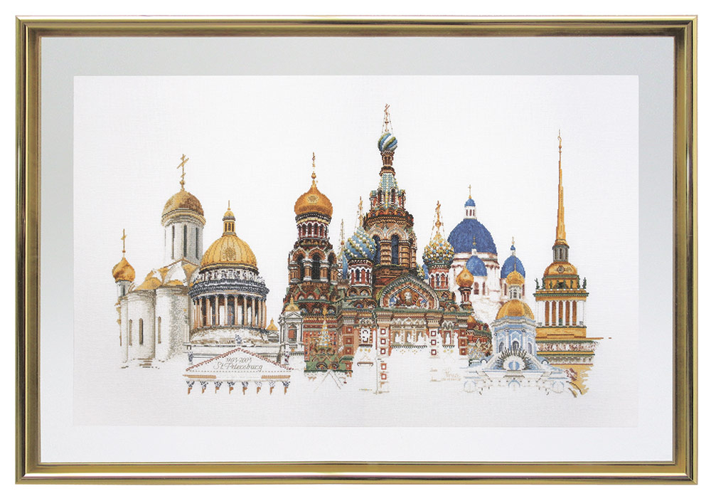 430А Набор для вышивания Санкт-Петербург 79 х 50 см Thea Gouverneur 