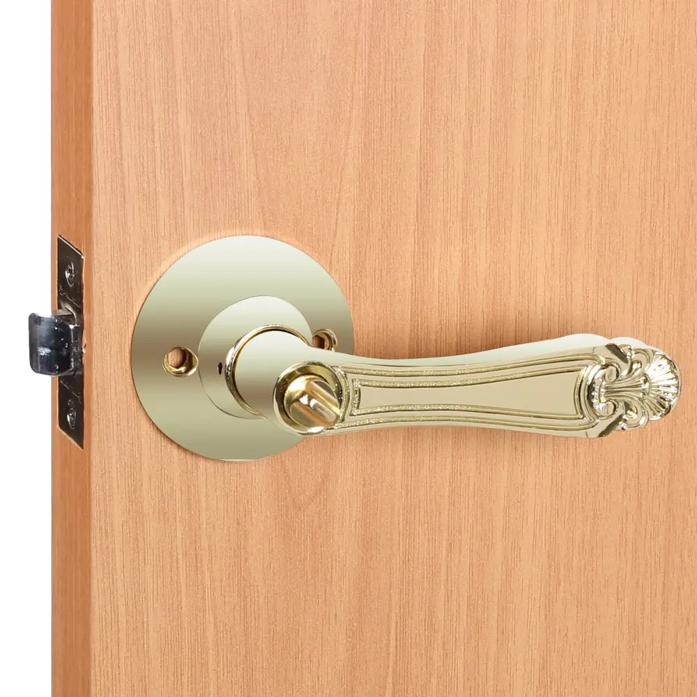 Ручка защелка 637/BL РB-Р (зол) без фик FUARO STLM-2203366 - Вид №3