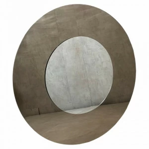 Зеркало круглое большое в тонированной раме "Гланс" GRAUM ДИЗАЙНЕРСКИЕ 304126 Бронза