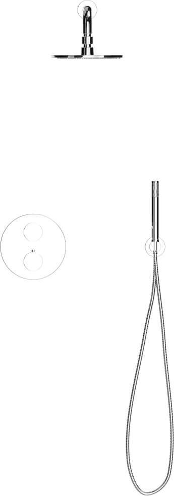 D423-B Термостатический двухходовой встраиваемый душ