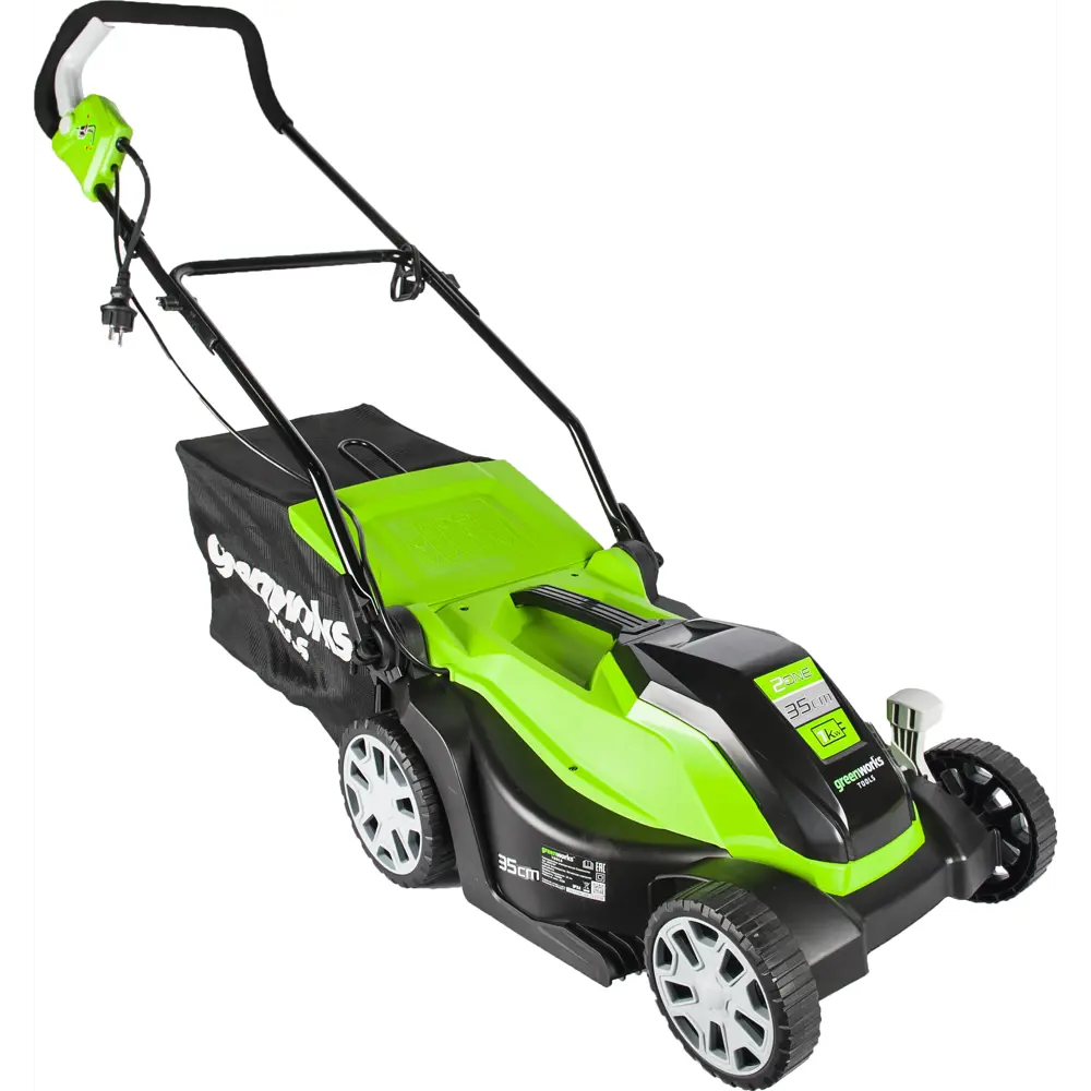 Газонокосилка электрическая Greenworks GLM1035, 1000 Вт STLM-2140451 - Вид №1